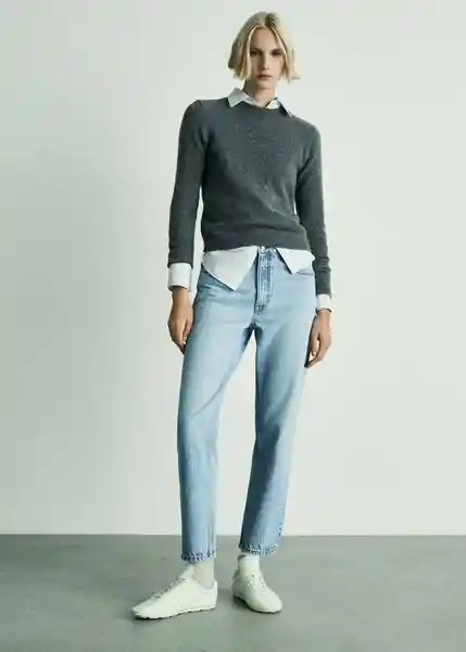 Jean Mom2000 Tejano Medio Talla 36 Mujer Mango