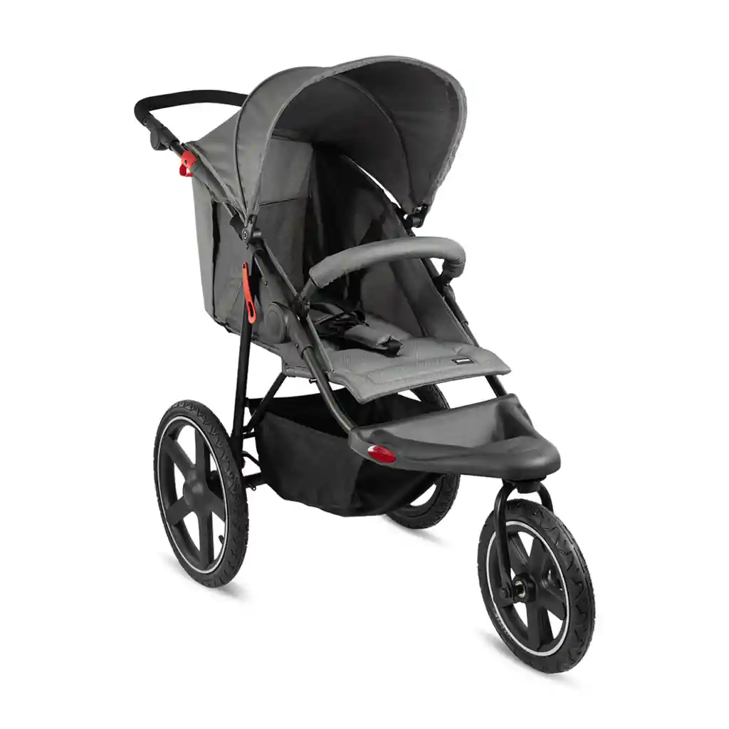 Coche Para Bebé Jogger Marathon Gris Premium