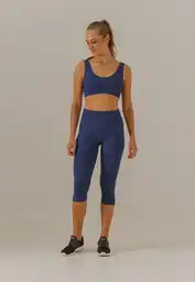 Leggings Capri Mujer Mp Azul Talla S Bronzini