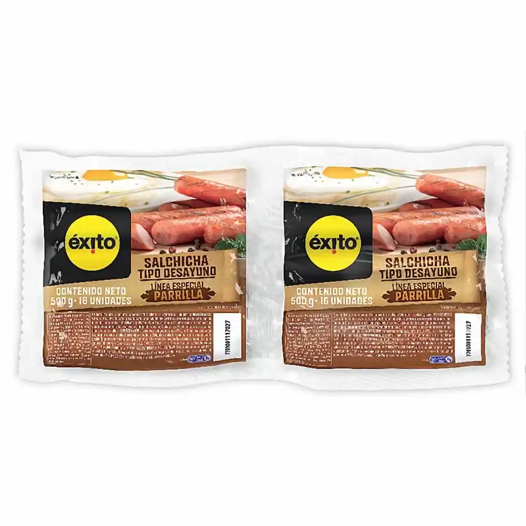 Exito Salchicha Tipo Desayuno