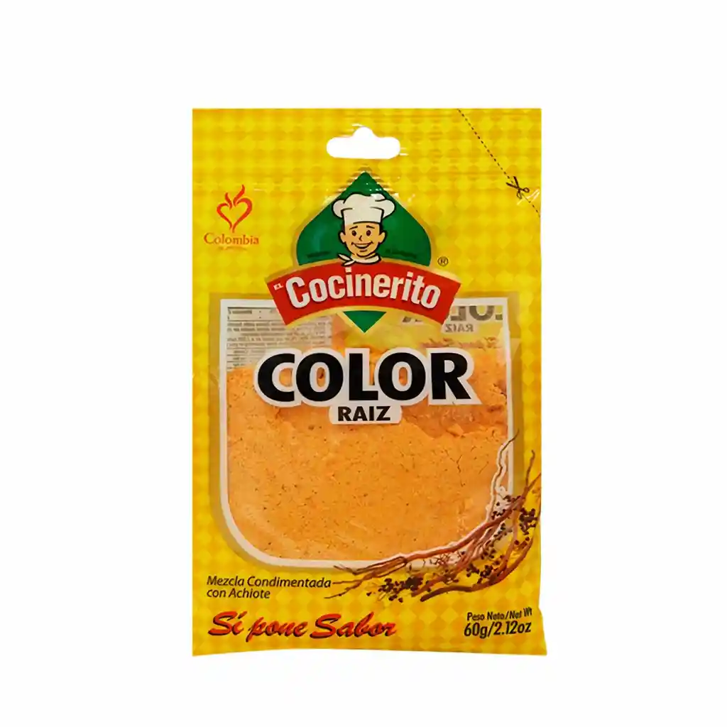 El Cocinerito Condimento Color Raíz