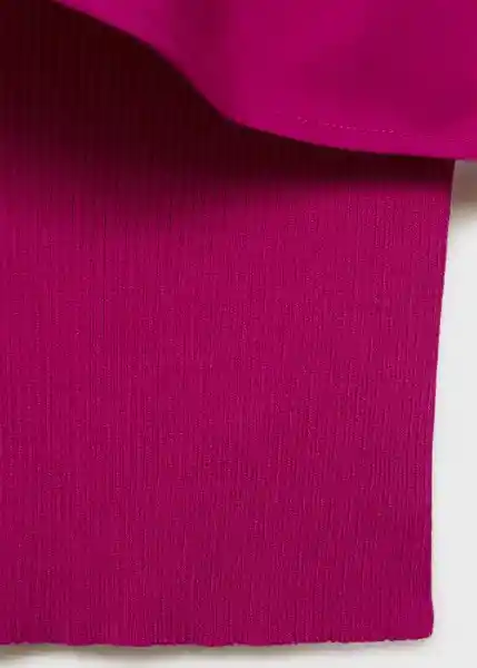 Top Ramona Fucsia Talla S Mujer Mango