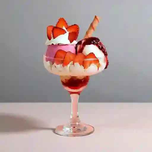 Fresas con crema