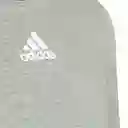 Adidas Camiseta SM all Logo T Hombre Gris S