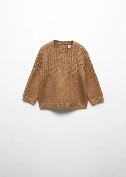 Jersey Pau Ocre Talla 71 Niños Mango