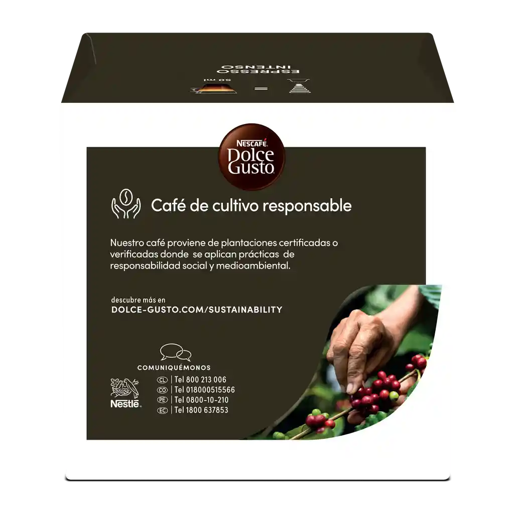 Cápsulas de Café NESCAFÉ DOLCE GUSTO Espresso Intenso x 80g