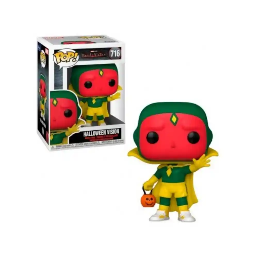 Funko Pop Figura Coleccionable Wanda Visión Halloween (716)3a+