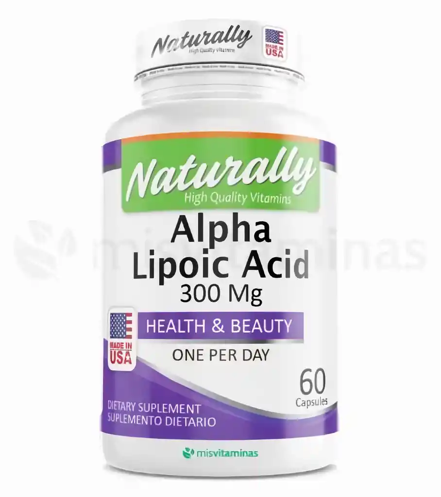 NATURALLY Alpha Lipoic Acid 300 Mg