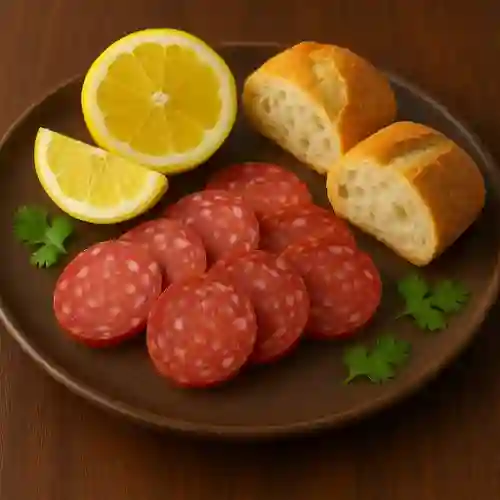 Salchichón con Limón + Pan