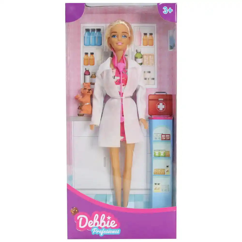 Debbie Profesiones Veterinaria Muñeca X1 Surtida