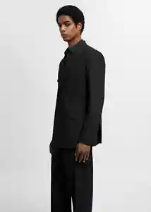 Blazer Americana Boston Negro Talla 48 Hombre Mango