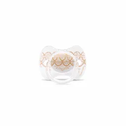 Suavinex Chupo Couture Fisiológico Blanco-Dorado