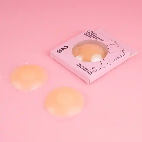 Brasier Adhesivo Invisible Redondo Serie Miniso