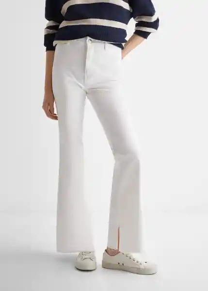 Jean Slimflar Niñas Blanco Talla 18 Mango