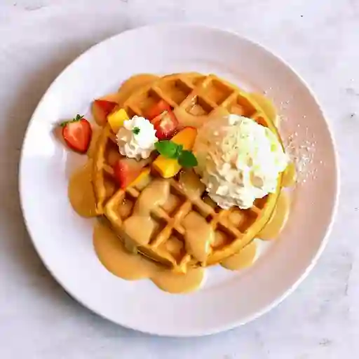 Waffle Especial de Arequipe