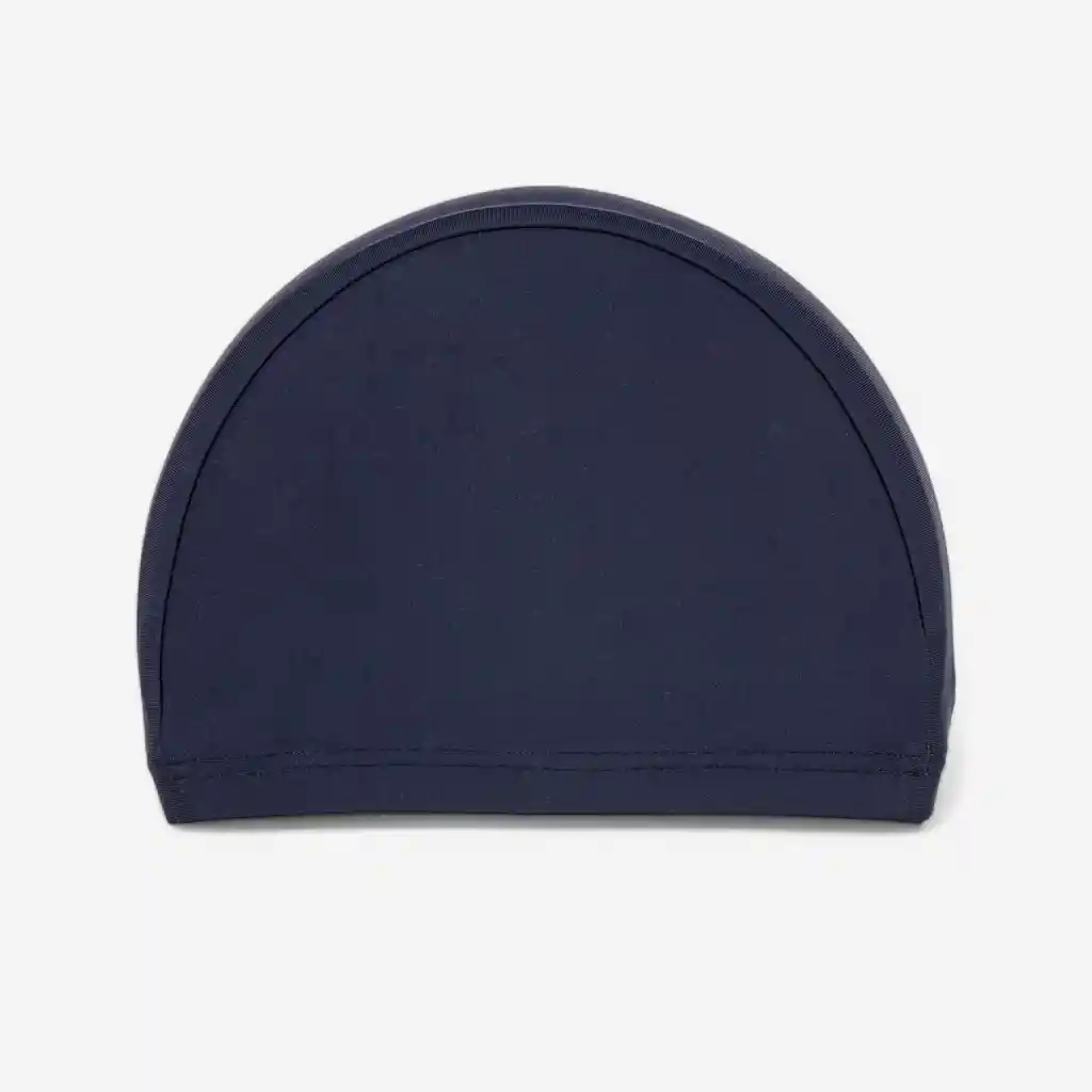Gorro De Tela Natación Azul Oscuro Talla L