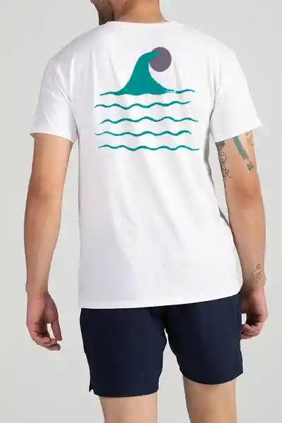 ONeill Camiseta Classic Tempo Masculina Blanco Talla M