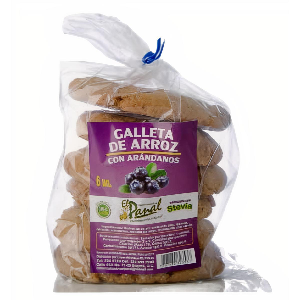 El Panal Galletas de Arroz y Arándanos 190 g