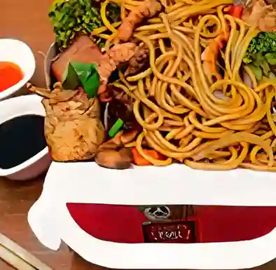 Low Mein con Camarón