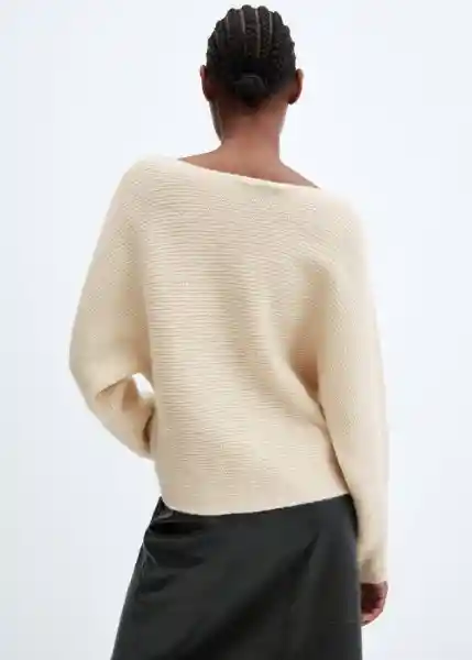 Jersey Vanesa Crudo Talla S Mujer Mango
