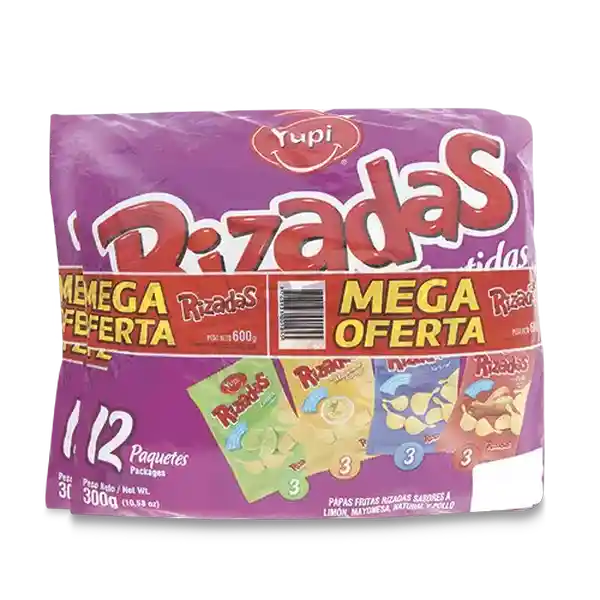Yupi Papa Rizada Surtida