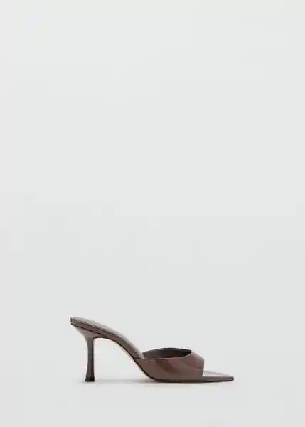 Sandalias Pepych Chocolate Talla 37 Mujer Mango