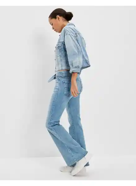 Chaqueta Mujer Azul Talla MEDIUM American Eagle