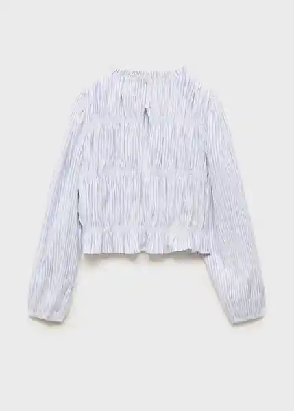 Blusa Madison Azul Talla 12 Niña Mango