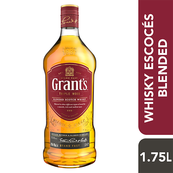 Grants Whisky Blended Scotch 40% 1.75L