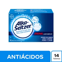 Alka-Seltzer Tabletas Efervescentes Caja x 14 tab