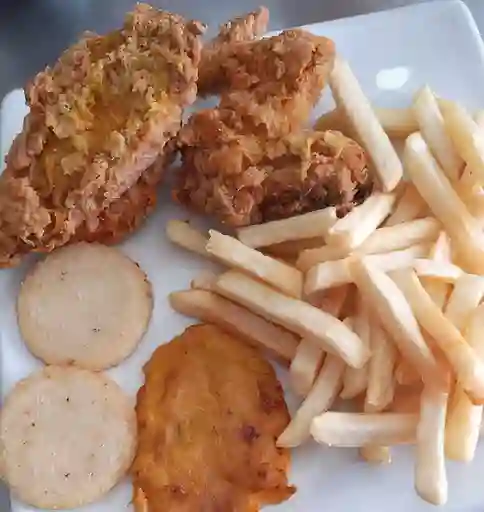 1/4 Pollo Broaster