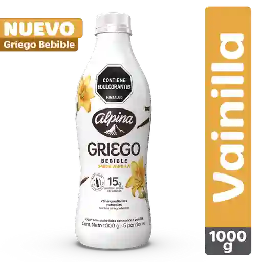 Alpina Yogurt Griego Bebible Vainilla