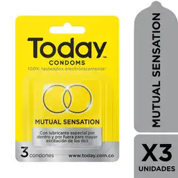 Today Condoms Mutual Sensation x3 und