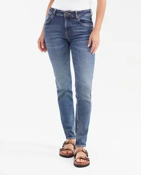 Jean Cosmo Femenino Azul Clásico Tono Oscuro Talla 6 Chevignon
