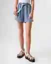 Short Mujer Azul Talla 6 352G001_AZU114604 Americanino