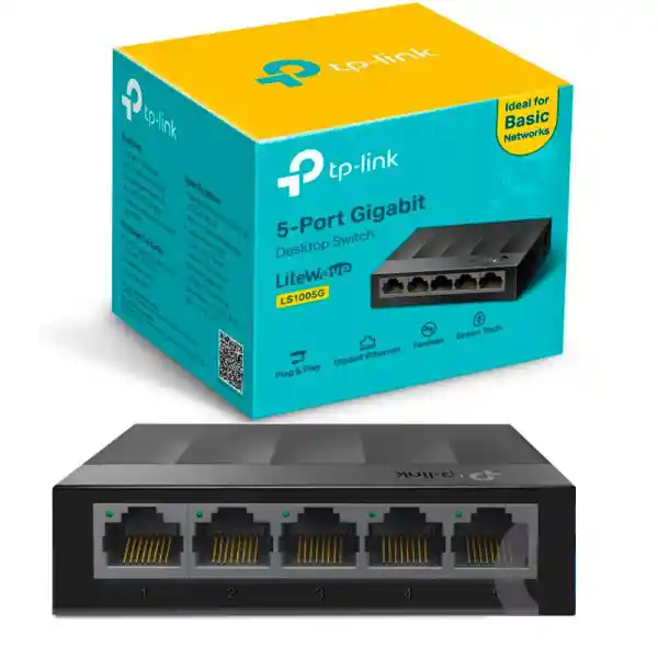 Tp-Link Switch 5 Puertos Negro LS1005G