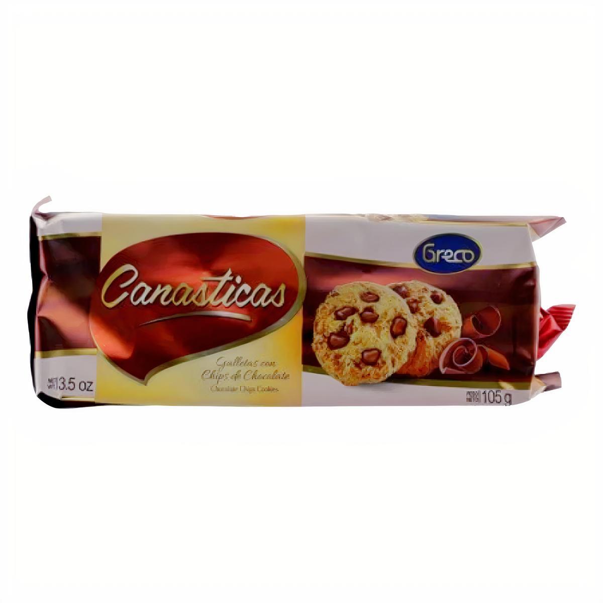 Greco L Canastica Galleta Chips Chocol 105 g