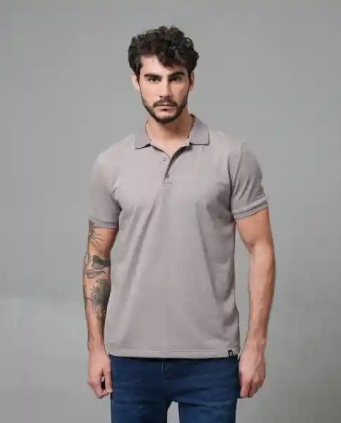Camiseta Polo Hombre Beige M 193G101_BEI140002 Rifle