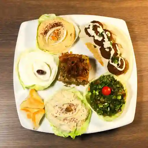 Plato mixto vegetariano