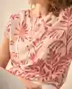 Camisa Rosa Escarpado Claro Talla XL 613G036 Esprit