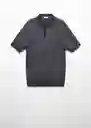 Camiseta Polo Umami Navy Talla L Hombre Mango