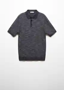 Camiseta Polo Umami Navy Talla L Hombre Mango