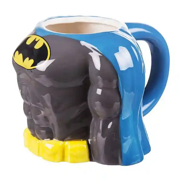 Mug Batman Clásico Torso Capa 3D