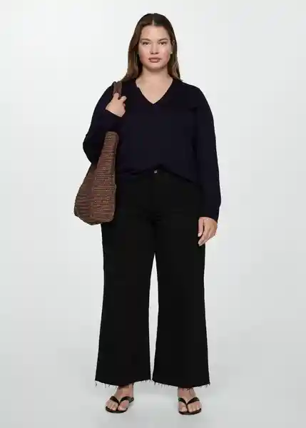 Jersey Lucav Navy Talla XS Mujer Mango