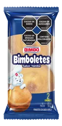 Bimbo Ponquecitos Bimboletes Vainilla 55 G