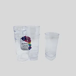 Party People Vaso Alto Transparente