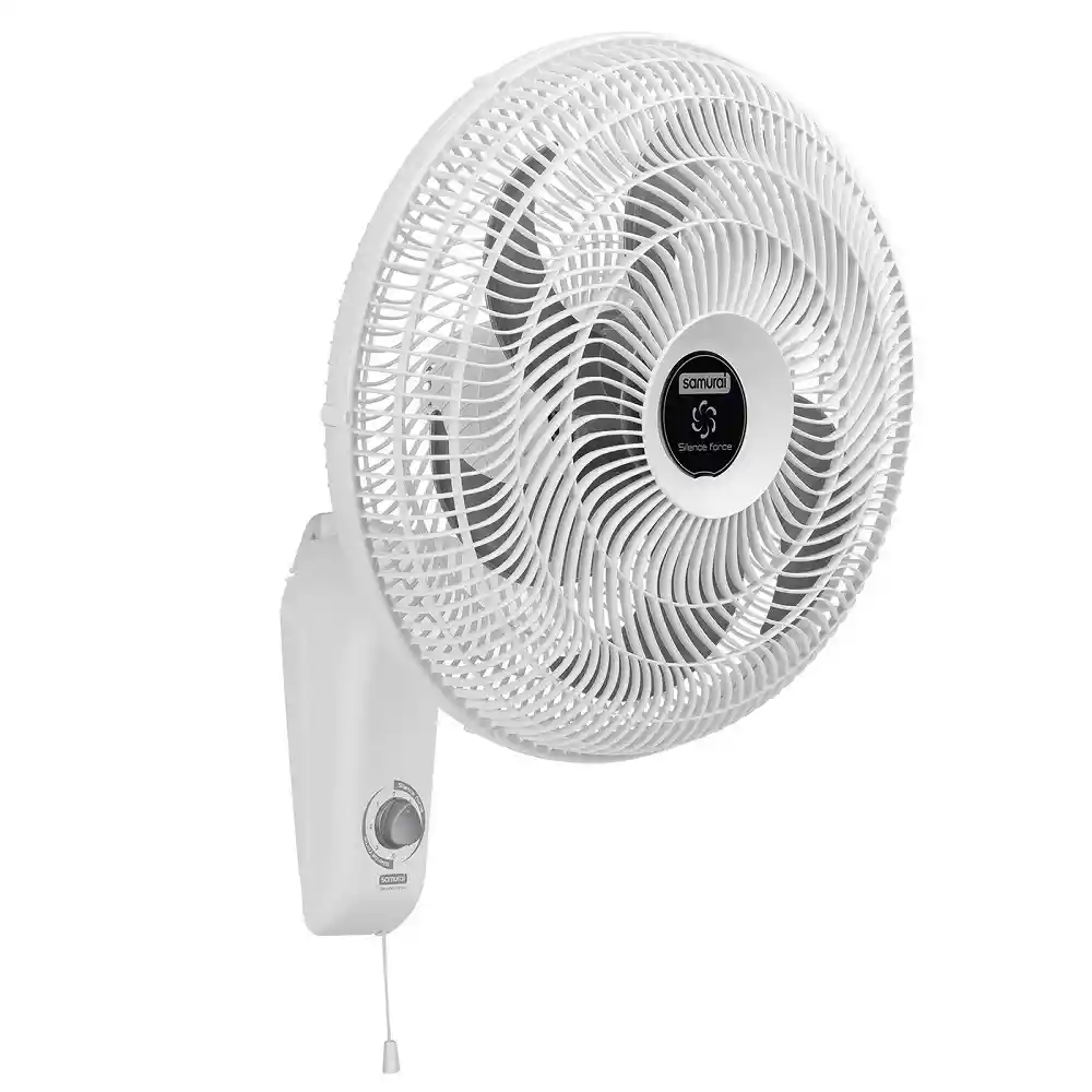 Samurai Ventilador Pared Silence Force Blanco 3 Velocidades 18"