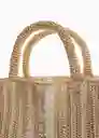 Bolso M Granny Beige Talla 99 Mujer Mango