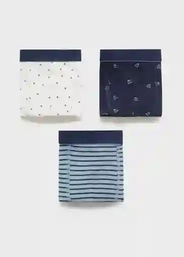 Calzoncillos Travel Azul Talla 11 Niños Mango