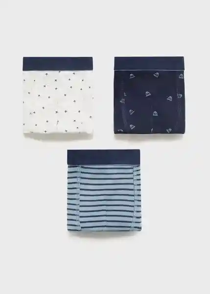 Calzoncillos Travel Azul Talla 11 Niños Mango